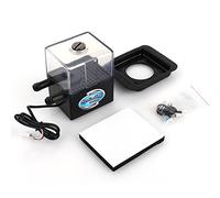 Water Cooling Pump,DC12V 4W 150ml Water Pump&Pump Tank for PC CPU Liquid Cooling,with Rubber Shock Absorber Base,Ultra-quiet Experience,Support Speed Testing Function,Small 3P Power Connector