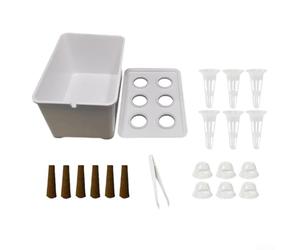 Water Culture Indoor Grower Kit with Self Watering System, Complete Setup for Efficient For Herb Garden in Small Spaces (Black 1 set)