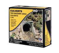 Water Culverts Scenery, Choose From 4 Types -Unpainted Woodland Scenics OO / HO