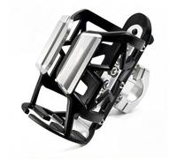 Water cup holder Bottle Cage Water Drink Cup Holder Stand Motorcycle Accessorie For H-onda Varadero XL1000 XL 1000 125 V XL1000V XL125V XL125(Silver)