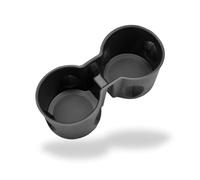 Water Cup Holder Compatible With Tesla For Model 3 Modely Central Control Cup Holder Limiter Cup Holder Storage Tpe Sleeve Pad Modification Accessories(Black)
