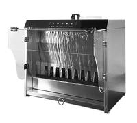 Water Curtain Paint Spray Booth, Portable Airbrush Spray Booth with Touch Control & Dual Filtration, 2200 L/H Flow & 3 LED Lights, Airflow Suction Max 1480M³/H, for DIY Art, Crafts, Model