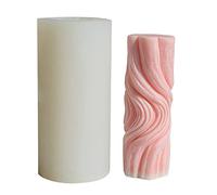 Water Cylindrical Mold Silicone Mold Resin for Chocolate Plaster Soap Making Epoxy Resin Water Cylindrical Silicone Home Ornament
