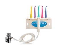 Water Dental Flosser for Family Use 5 Color Jet Tips for Faucet & Shower, Oral Irrigator Non-Electric Safety Water Pressure,Oral Care Tooth Cleaning. Energy Saving & Environmental Protection.
