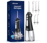 Water Dental Flosser, Portable Oral Irrigator with 300ML Water Tank, IPX7 Waterproof, Rechargeable, 4 Modes for Deep Teeth Cleaning, Travel-Friendly
