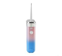 Water Dental Flosser Rechargeable with 300ml Tank - Electric Tooth Flosser for Braces Deep Clean Gum Care Home Travel Grey(Pink)