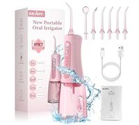 Water Dental Picks for Teeth Cleaning and Flossing, Water Flosser Electric Cordless, Water Flosser for Braces for Kids Travel, 5 Cleaning Modes 8 Jet Tips, IPX7 Waterproof