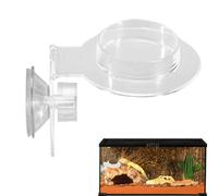 Water Dish for Reptile Tank | Acrylic Climbing Pet Water Basin - Small Animals Hydration Dish Smooth Versatile Spider Feeder for Home Dorm Family Lovers Adults