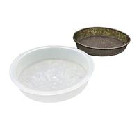 Water Dish & Mesh Seed Dish Set for Bird Feeding Stations