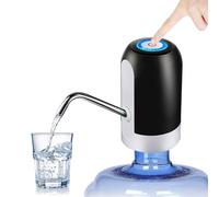 Water Dispenser Electric Portable USB Charging Water Bottle Pump (Black, unfoldable)