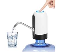 Water Dispenser Electric Portable USB Charging Water Bottle Pump (White, unfoldable)