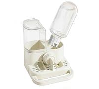 Water Dispenser for Birds - Automatic Water Bowl with Perch - Water Dispenser for Volatile - for Serins, Parakeets, Canaries, etc. Indoor and Outdoor