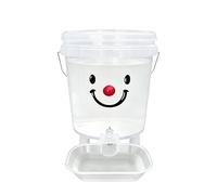 Water Dispenser for Dogs - 3 L, Large Capacity, Leak-proof Visual Drinking Bowl, Automatic Drinking Fountain for Pets, Flow Drinking Drinker, Portable Pet Station for Puppy