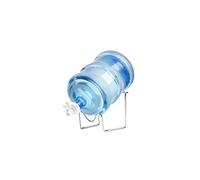 Water Dispenser Stand 2-5 Gallon Water Jug Holder Metal Plated Cradle Set with Water Dispenser Valve, Dustproof Plug,