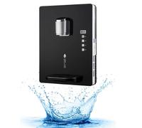 Water Dispenser Wall-Mounted Mains Fed Unit with Electronic Child Lock, 2200W Adjustable Large Screen Touch, Heating Capacity 30L/h, Multi-speed Adjustment