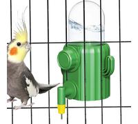 Water Distens | Automatic Cactus Bird Water Feeder, Bird Cage Accessories Parakeet Drinkers, Watercolor Feeding Supplies for Canary