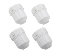 Water Distributor,Regulating Cap 4 Pack M30x1.5 Temperature Control Switch,for Floor Heating Manifold and Radiator System Plastic Thermostatic Radiator