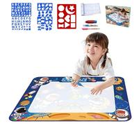 Water Doodle Mat - Reusable Painting Writing, Robust Mat for Artistic Expression, Washable Drawing Cloth, High-Purity Synthetic Textile with Color-Reveal, Toy for Cognitive Development