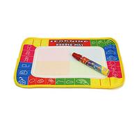 Water Doodle Mat with Magic Pen 29x19cm Kids Drawing Mat Reusable Coloring Pad Travel Toy Mess-Free Water Painting Board for Toddlers Easter Gift Boys Girls