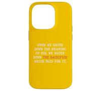 Water Down Sin And You Water Down His Sacrifice Jesus Paid Case for iPhone 14 Pro