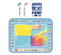 Water Drawing Mat - Learning Tablet Writing Board with Reusable Water Painting Surface | Learning Tray for Writing Toys | For Group Games, Classroom, Preschool, Nursery, Homeschool, Ki