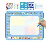 Water Drawing Wet - 80x60cm Aqua Color Mat, Scribble Pad | Reusable Educational Art Craft | Water Mats For Kids | Painting Mat For Girl Child Birthday Christmas Easter Holiday Stocking Filler