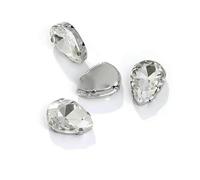 Water Drop Claw Rhinestones Sewing Needles for DIY Bag Embroidery Craft Accessories Stainless Steel Base Hand-Stitching Tools-SDZZ001-21-18X25mm-10pcs