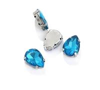 Water Drop Claw Rhinestones Sewing Needles for DIY Bag Embroidery Craft Accessories Stainless Steel Base Hand-Stitching Tools-SDZZ001-10-18X25mm-10pcs