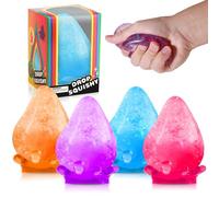 Water Drop Fidget Stress Ball,Soft Fidget Dream Squishy Drop,Ice Squishy Stress Cube-Drop Malt Sugar Balls,Stress Relief Sensory Ball for Adults Easter Party Favors