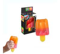 Water Drop Fidget Stress Ice Cream Molds, Ice Squishy Stress Ball Cube-Drop Malt Squishy Sugar Balls Sensory - Reusable Squeeze Stress Relief Toys for Travel, School & Office