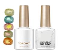 Water Drop Gel Nail pol ish - Clear 3D Rain Drop Gel, 2 Pieces