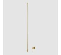 Water Drop Hang Ceiling Faucet Bathroom Basin Bathtub Tap Solid Brass Wall Mounted Hot Cold Water Sink Mixer Tub Hardware(Gold Wall)