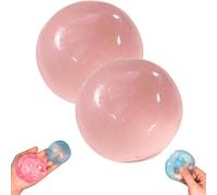 Water Drop Stress Ball, Soft Squishy Fidget Stress Balls, Ice Cube Squishy Stress Cube Balls Sensory for Adult Anxiety & Stress Relief, Office Home Desk Decor, Birthday Party Favors (M-2PC)