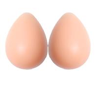 Water Drop & Triangle Silicone Breast Forms for Post Surgery - Fake Breasts Prosthesis, Comfortable Breast Enhancer for Mastectomy Recovery Skin Tone Smooth Surface(14XL)