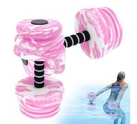 Water Dumbbell Set - 10.63 Inch High Density EVA | 103G Pair Floating Pool Fitness Equipment - Lightweight, Waterproof Water Exercise Weights for Swimming, Aerobics and Weight Loss Training