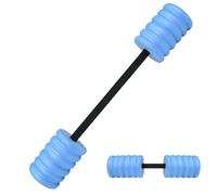 Water Dumbbells, EVA Foam Water Dumbbells - Removable Accessories 2 in 1, Lightweight Inflatable Dumbbells for Swimming, Fitness, Swimming Pool for Adults and