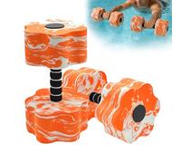 Water Dumbbells for Pool Exercise | EVA Fitness Aquatic Barbell | Pool Weights for Water Exercise,for Workout Training Swimming Home Gym Kids Men Women
