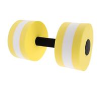 Water Dumbbells Yellow EVA Lightweight Aquatic Exercise Dumbbells for Water Workout Routines with Enhanced Resistance