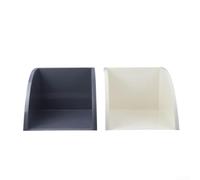 Water Dustpan Downspout Extension for Exterior Drain Trays with Overflow Pipe Connector, Supporting Efficient Rainwater Flow and Leak Prevention (White)