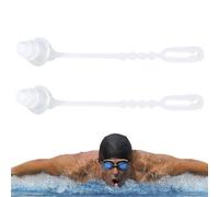 Water Ear Plugs | Reusable Silicone Ear Plugs for Swimming | Soft Comfy Pools Earplugs Swim Gear for Water Activities, Diving