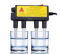 Water Electrolyzer, Mini Water Electrolyzer Machine, Anti Leakage WaterElectrolyzers Quick Electric Waters Quality Tester Portable Waters Purity Filter Measuring Tool for Home Use (Pink)