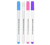 Water Erasable Fabric Marking Pens, 4pcs Water Soluble Pen Washable Sewing Pens Patchwork Dressmaking Temporary Fabric Pens for Sewing Projects
