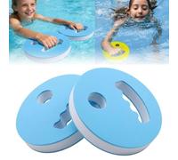Water Exercise Discs - Premium Aquatic Dumbbells | Hand Held Swim Disc Set Foam Water Resistance Discs Pool Resistance | Floating Aqua Training Disc Aquatic Hand Weights Handheld Swim