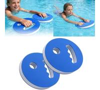 Water Exercise Discs - Premium Aquatic Dumbbells | Hand Held Swim Disc Set Foam Water Resistance Discs Pool Resistance | Floating Aqua Training Disc Aquatic Hand Weights Handheld Swim