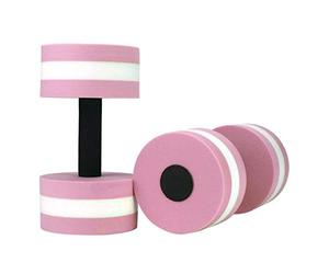 Water Exercise Dumbbells,2PCS Foam Dumbbells Aquatic Exercise Dumbell Aqua Foam Dumbbells Set Pool Resistance Water Fitness Barbells Hand Bars Water Aerobics Fitness Equipment for Weight Loss