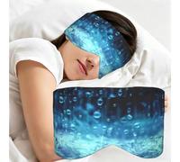 Water Falling to The Floor, Sleep Mask for Home Travel, Full Eye Covers Light Blocking Eye Mask Sleep Eye and Ear Muffs