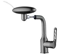 Water Faucet - Sink Tap Fixture Polished Metal Body, Ceramic Cartridge For Smooth Control, Multi-Mode 360 Degree Rotatable Spout | Perfect For Bathroom RV Shower Laundry Room Replacement Or Renovation