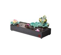 water feature Lucky Tabletop Fountain with Circulating Water Feature Ceramic Office Decor and Humidifier