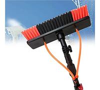 Water Fed Brush for Cleaning Solar Panels &, 12M Rod with 35cm Brush Head, Efficient Photovoltaic Cleaning Equint