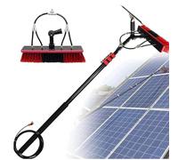Water Fed Pole Kit, 12-39 Feet Water Fed Cleaning Brush with Squeegee & Telescopic Brush, Window Cleaner & Solar Panel Cleaning System Washing Kit for High Window,30FT/9M